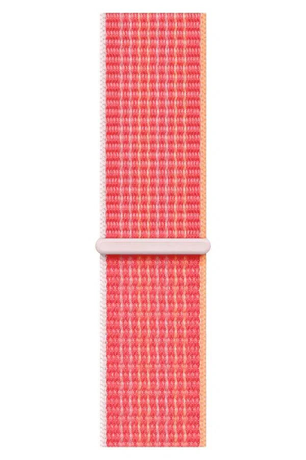 Curea Ceas Apple Watch Sport Nylon Peach Pink - WATCHERS