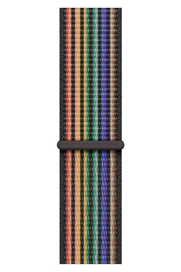 Curea Ceas Apple Watch Sport Nylon Green Bowie - WATCHERS