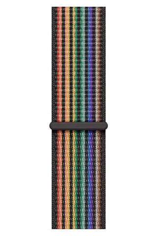 Curea Ceas Apple Watch Sport Nylon Green Bowie - WATCHERS